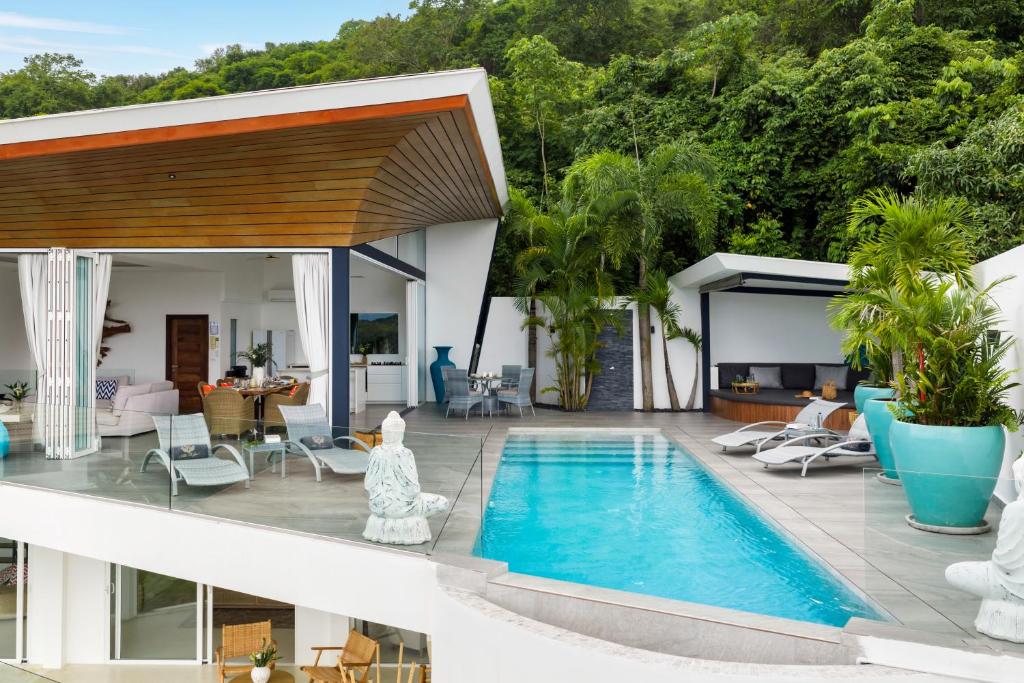 Villa Sayam — Panoramic Sea View with Infinity Pool, Bophut photo 4