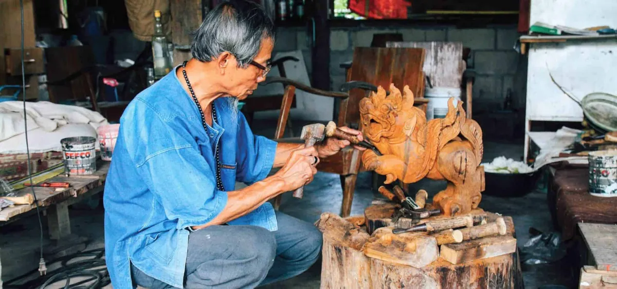 Baan Tawai Woodcarving Village