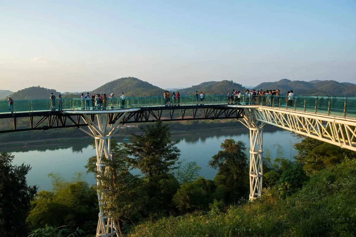 Big Buddha at Phu Kok Ngio & Chiang Khan Skywalk