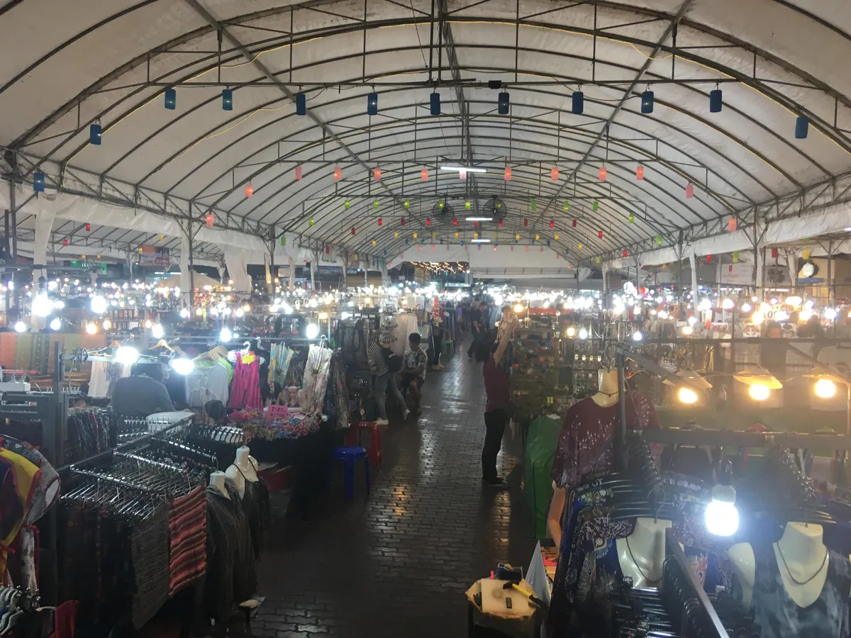 The Chiang Mai Night Bazaar on Chang Klan Road