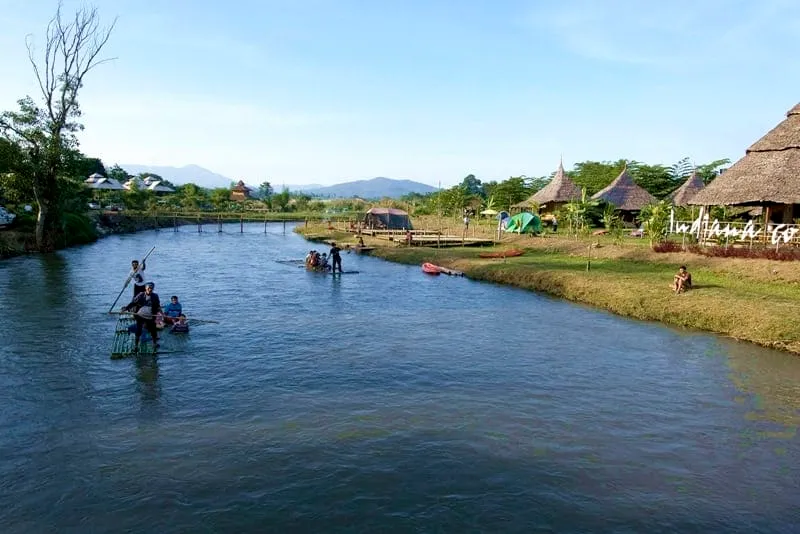 Rafting Along the Pai River