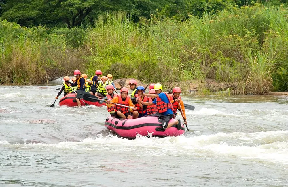 Rafting in Nakhon Nayok River