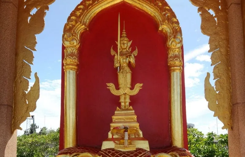 The Model of Phra Siam Thevathiraj