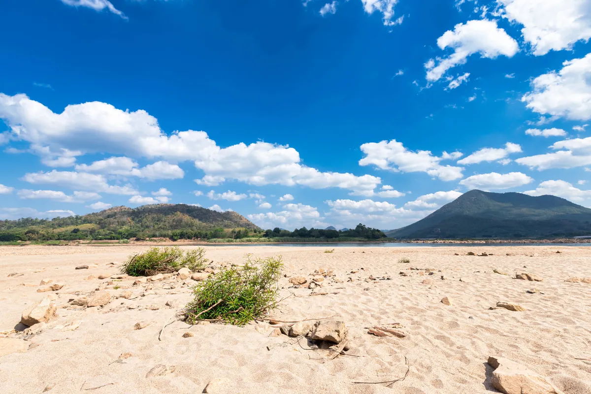 White Sand Dune At Khong River — photo 2