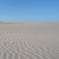 White Sand Dune At Khong River