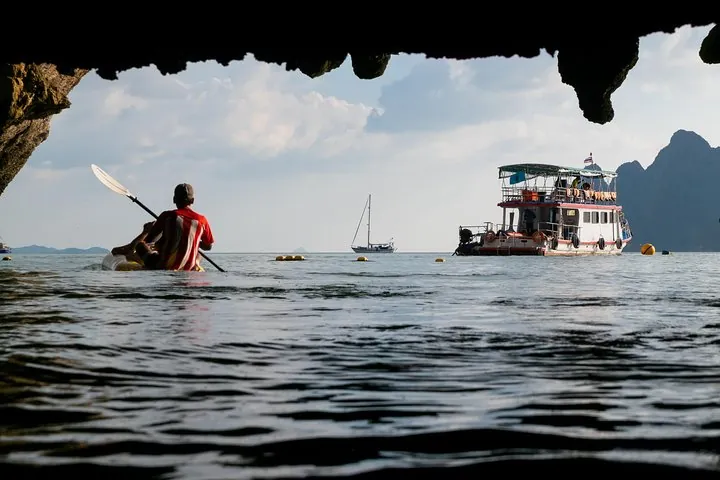 Paddling is the only way to discover the ancient caves of Hong and Panak Islands.