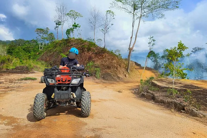 ride atv through different terrains