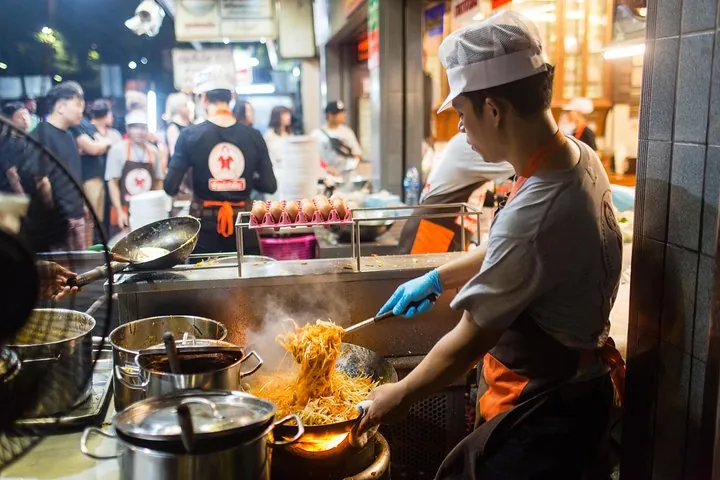 Authentic dishes like Pad Thai noodles are stir-fried to perfection.