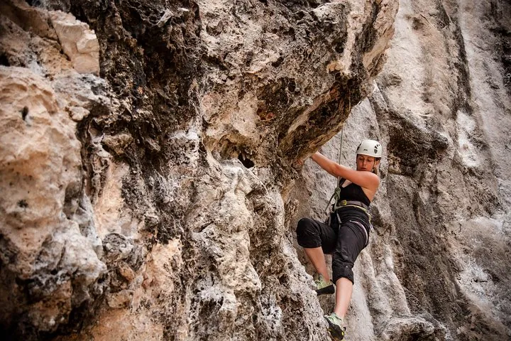 rock climbing adventure in Krabi, Thailand