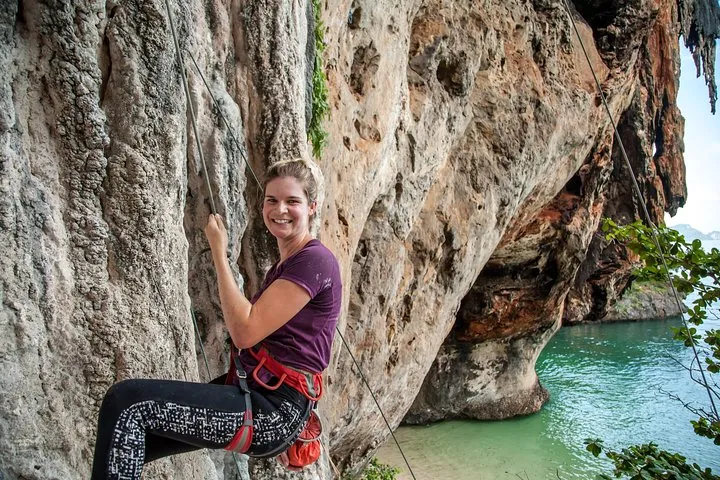 Railay bay rock climbing