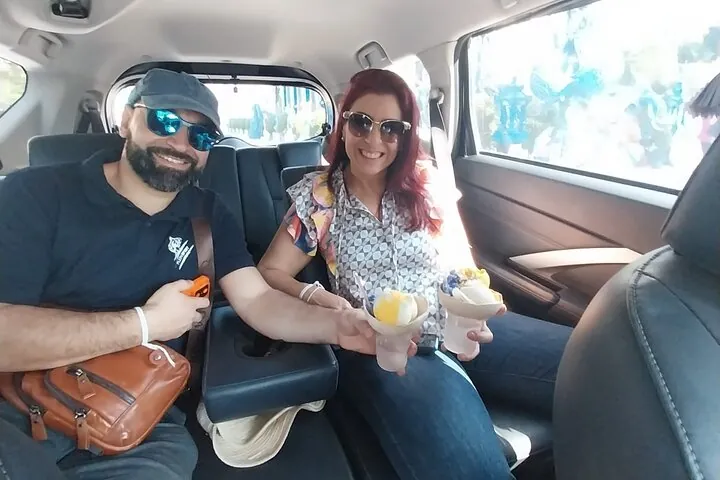 Happy Guests in SUV