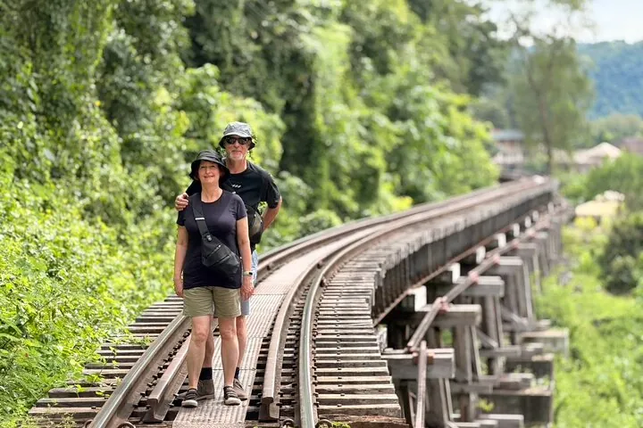 From Bangkok : Kanchanaburi Tour with Floating market Visit