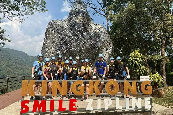 Kingkong Smile Zipline Adventure Tour From Chiang Mai