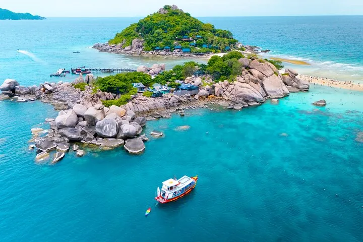 Koh Tao: SunSet Magic Snorkeling Day Trip Tao & Nangyuan w/ Meals