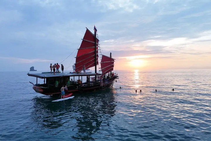 Krabi 4 Island Sunset Snorkeling Cruise + Bioluminescent Swim — photo 2