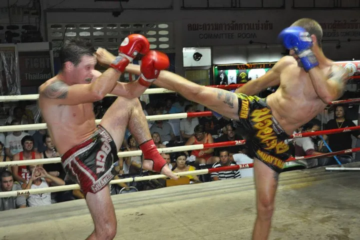 Muay Thai Boxing Match Action – Patong Stadium