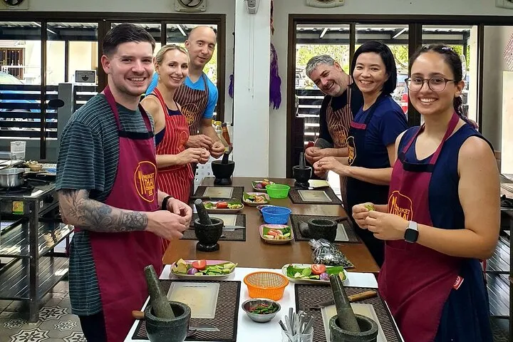 Phuket Thai Cooking Class with Market Tour Option