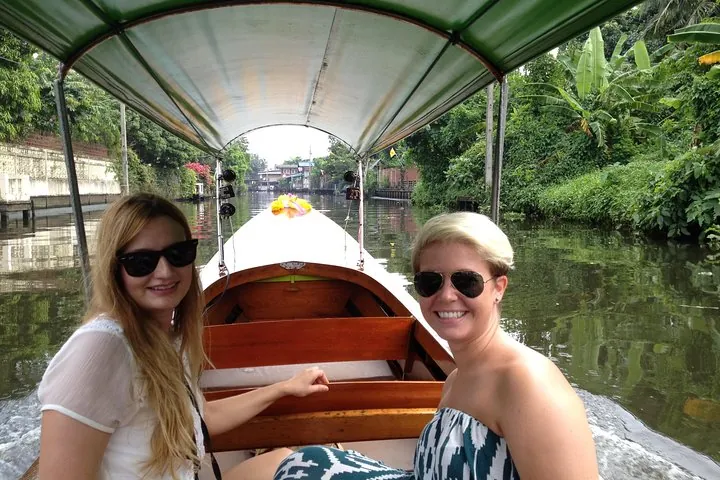 Our boat with friends
