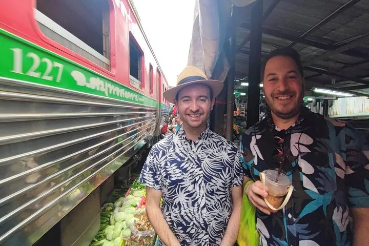 Maeklong railway market (only for option start tour at 07:00 a.m.)