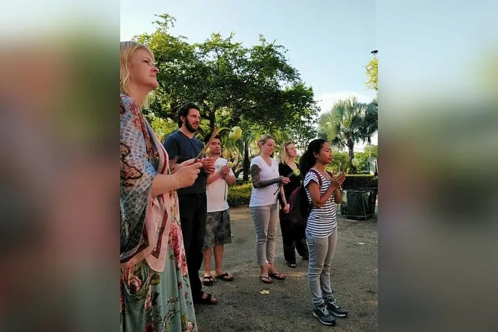 Private Morning Сeremony in Wat Chalong (Chaithararam Temple)