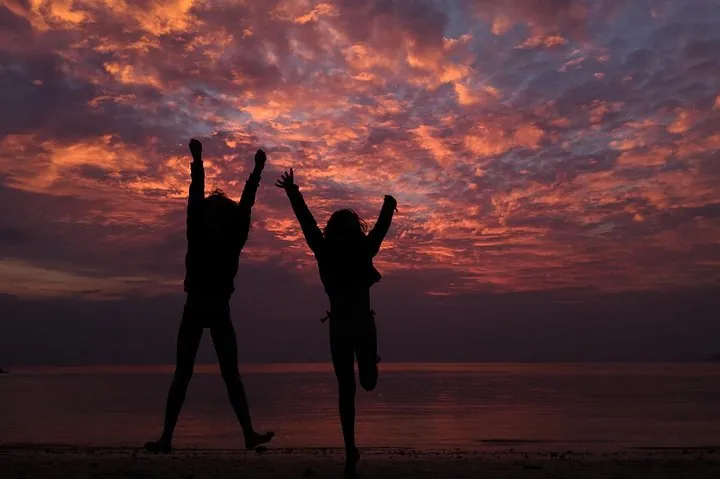 Sunset in Railay bay