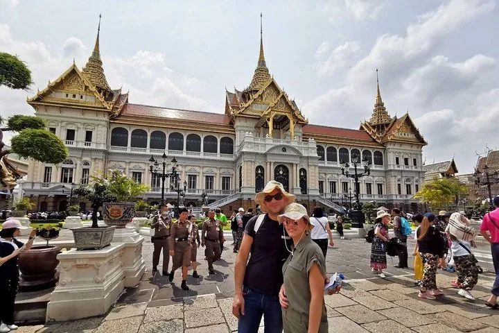 Our clients in front of Grand Palace