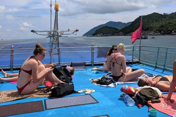 Relax on the sundeck of the big boat